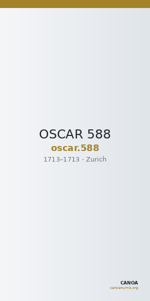 OSCAR 588 — CANOA