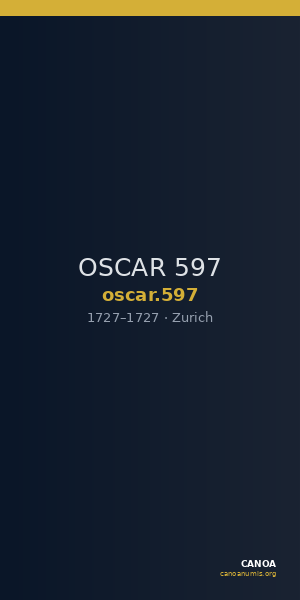 OSCAR 597 — CANOA