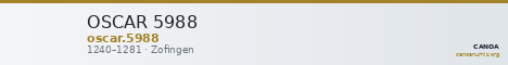 OSCAR 5988 — CANOA
