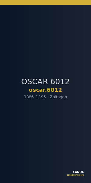 OSCAR 6012 — CANOA