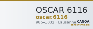OSCAR 6116 — CANOA