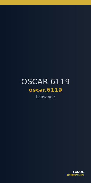 OSCAR 6119 — CANOA