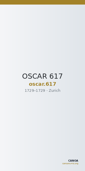 OSCAR 617 — CANOA