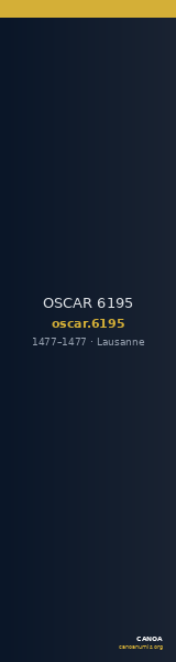 OSCAR 6195 — CANOA