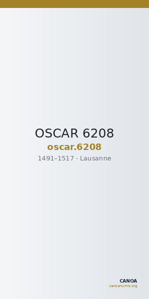 OSCAR 6208 — CANOA