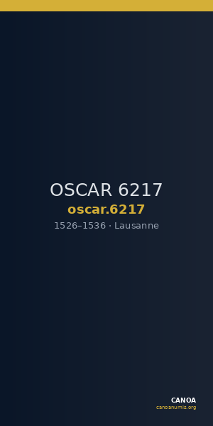 OSCAR 6217 — CANOA