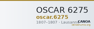 OSCAR 6275 — CANOA