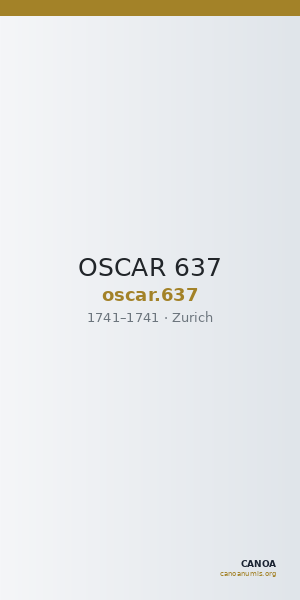 OSCAR 637 — CANOA