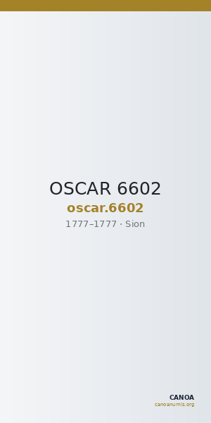 OSCAR 6602 — CANOA