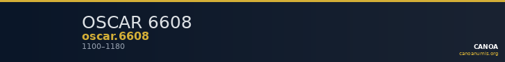 OSCAR 6608 — CANOA