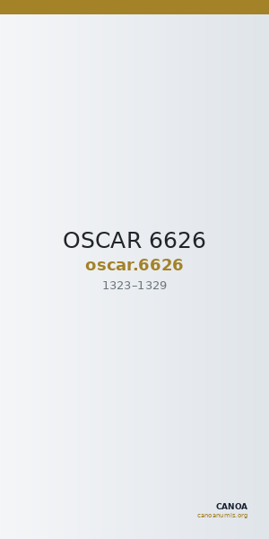 OSCAR 6626 — CANOA