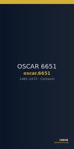 OSCAR 6651 — CANOA
