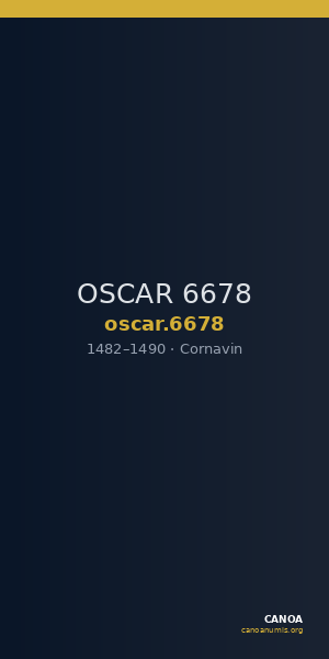 OSCAR 6678 — CANOA