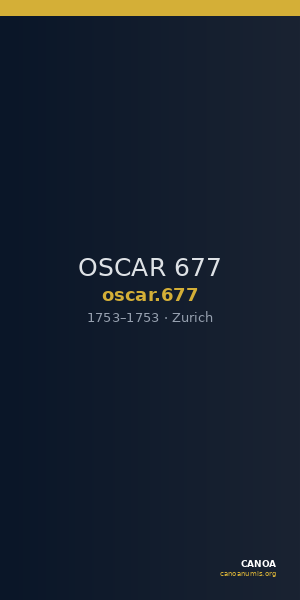OSCAR 677 — CANOA