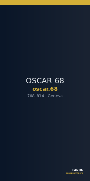 OSCAR 68 — CANOA