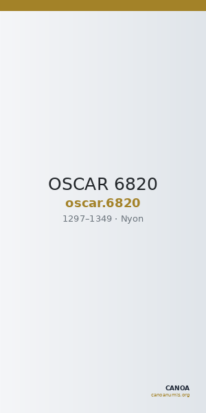 OSCAR 6820 — CANOA