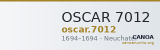OSCAR 7012 — CANOA