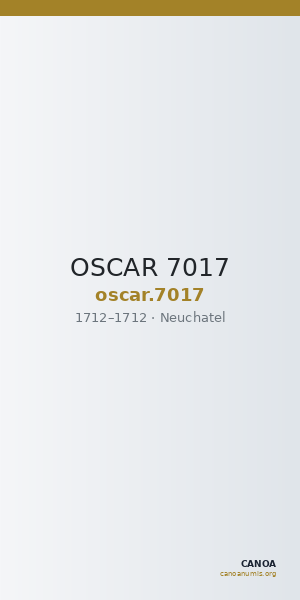 OSCAR 7017 — CANOA