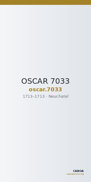 OSCAR 7033 — CANOA