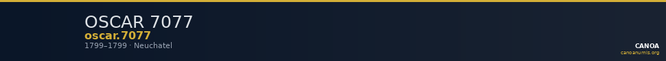 OSCAR 7077 — CANOA