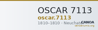 OSCAR 7113 — CANOA