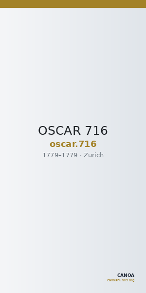 OSCAR 716 — CANOA