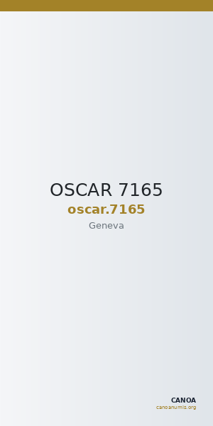 OSCAR 7165 — CANOA