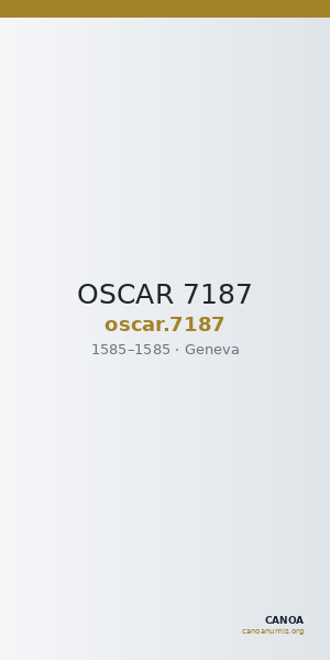 OSCAR 7187 — CANOA