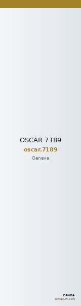 OSCAR 7189 — CANOA