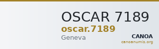 OSCAR 7189 — CANOA