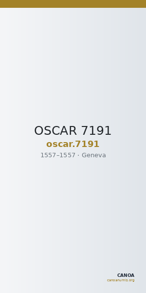 OSCAR 7191 — CANOA