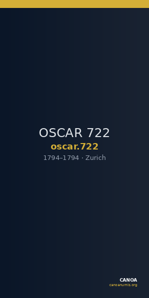 OSCAR 722 — CANOA