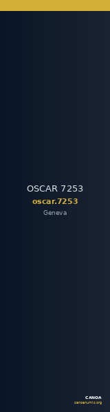 OSCAR 7253 — CANOA