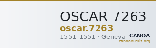 OSCAR 7263 — CANOA