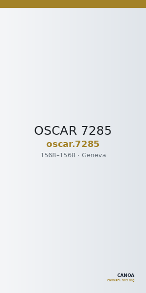 OSCAR 7285 — CANOA