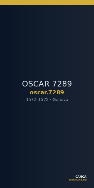 OSCAR 7289 — CANOA