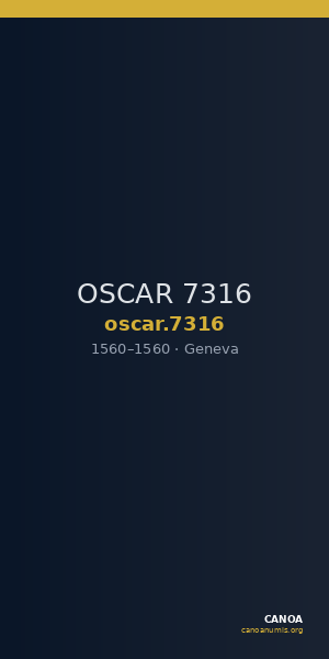 OSCAR 7316 — CANOA