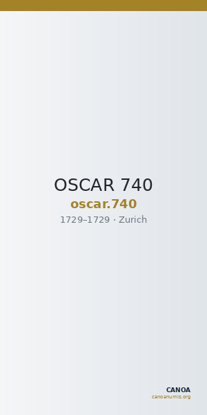 OSCAR 740 — CANOA