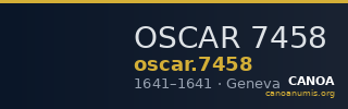 OSCAR 7458 — CANOA