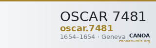 OSCAR 7481 — CANOA