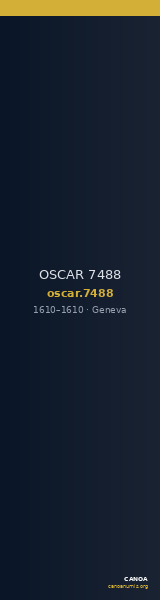 OSCAR 7488 — CANOA