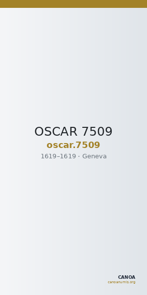 OSCAR 7509 — CANOA