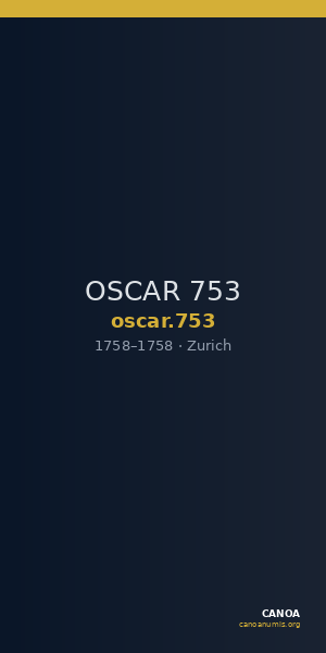 OSCAR 753 — CANOA