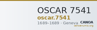 OSCAR 7541 — CANOA