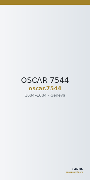 OSCAR 7544 — CANOA