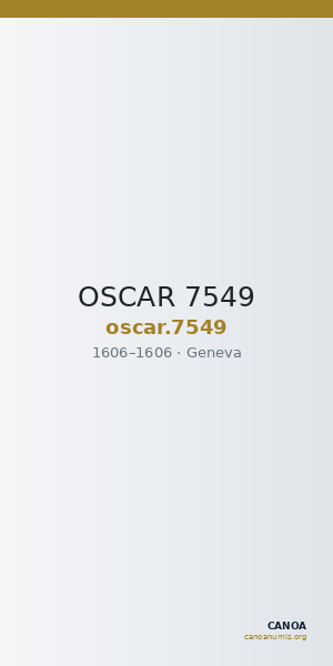 OSCAR 7549 — CANOA