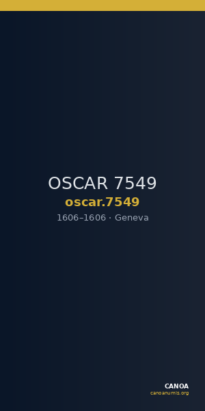 OSCAR 7549 — CANOA