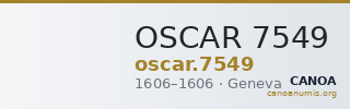 OSCAR 7549 — CANOA