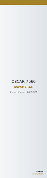 OSCAR 7560 — CANOA