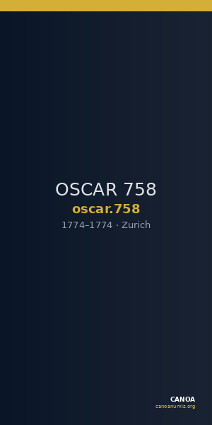 OSCAR 758 — CANOA